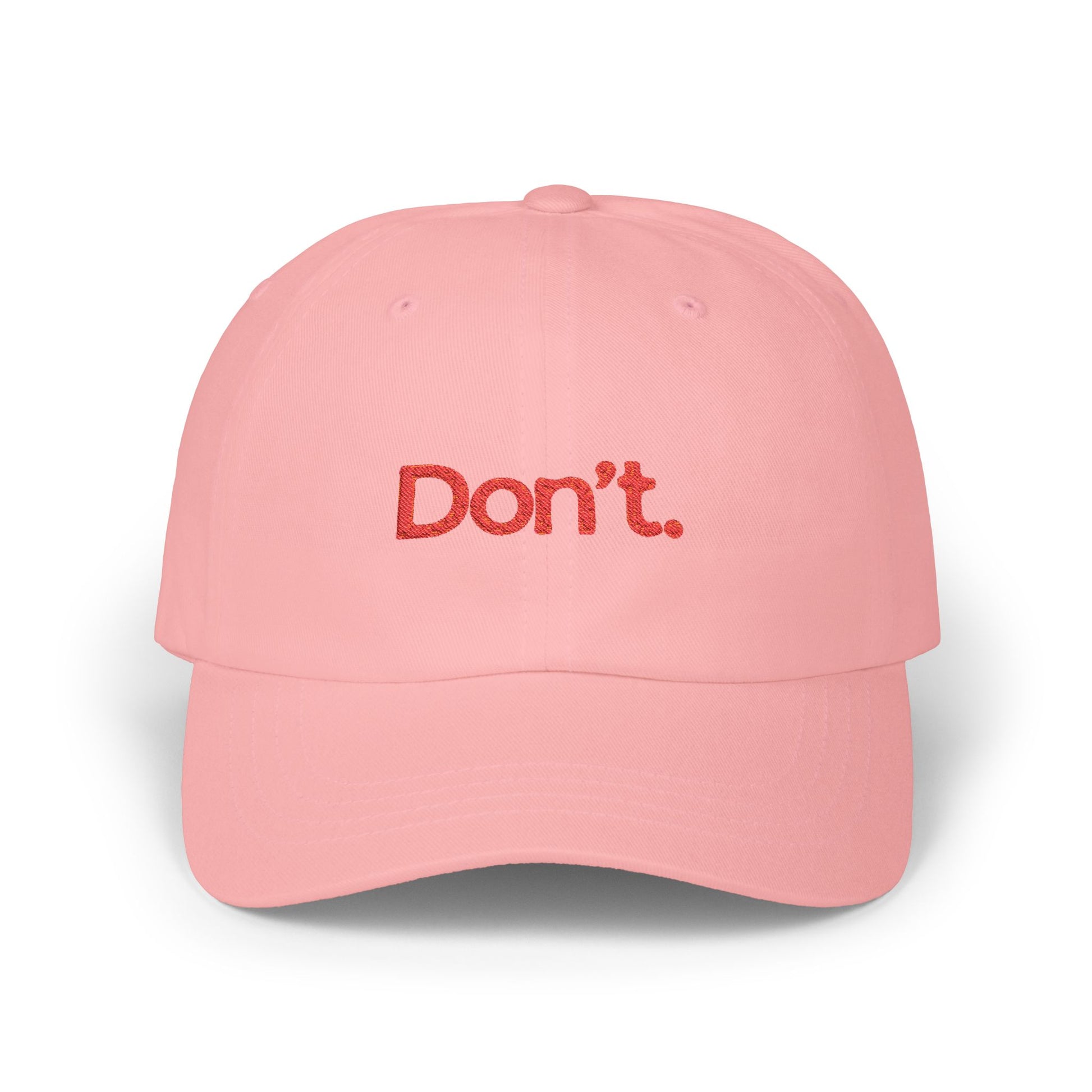 Don't. Cap